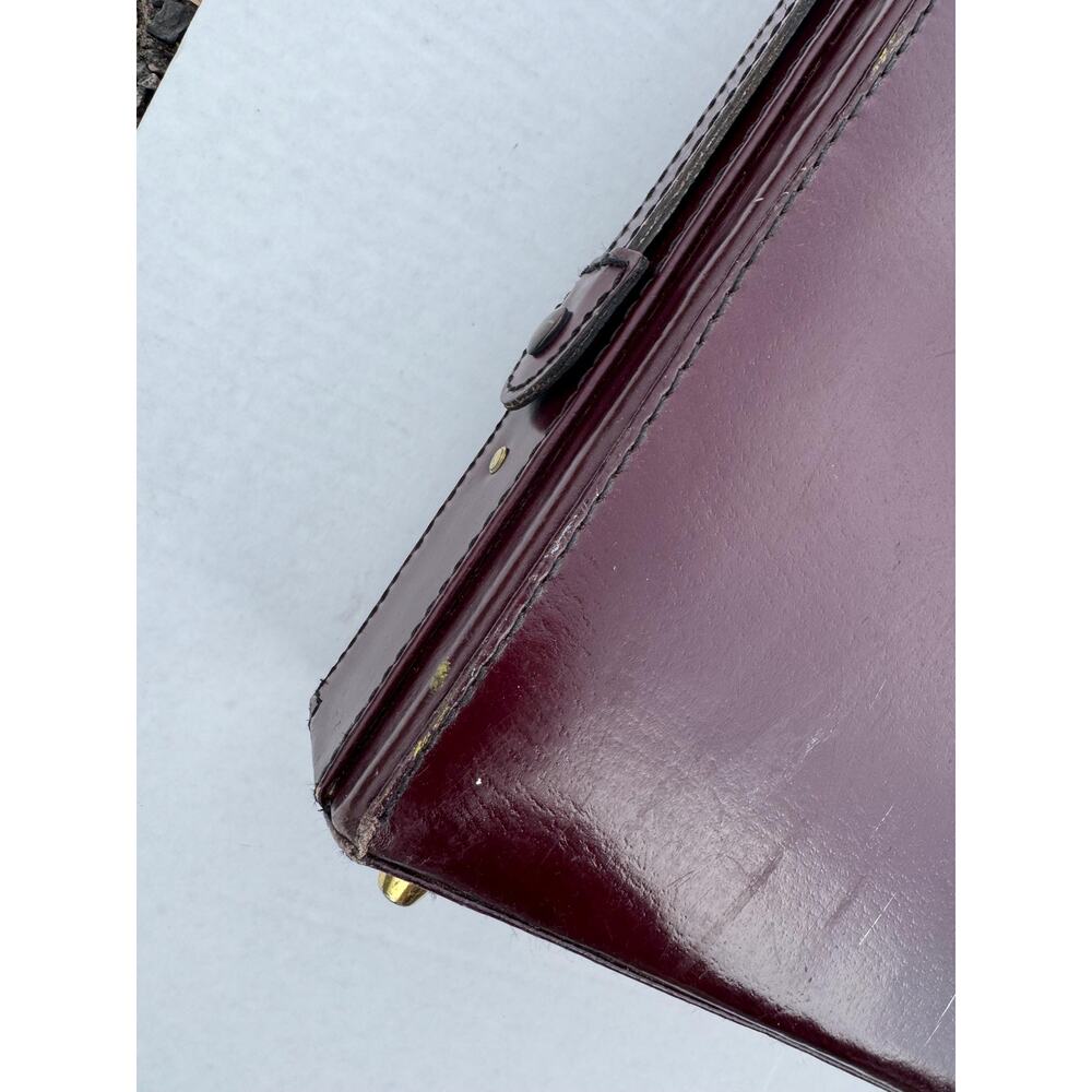 Top Grain Leather Bag Vintage leather briefcase lawyer doctor pilot document - Picture 10 of 16